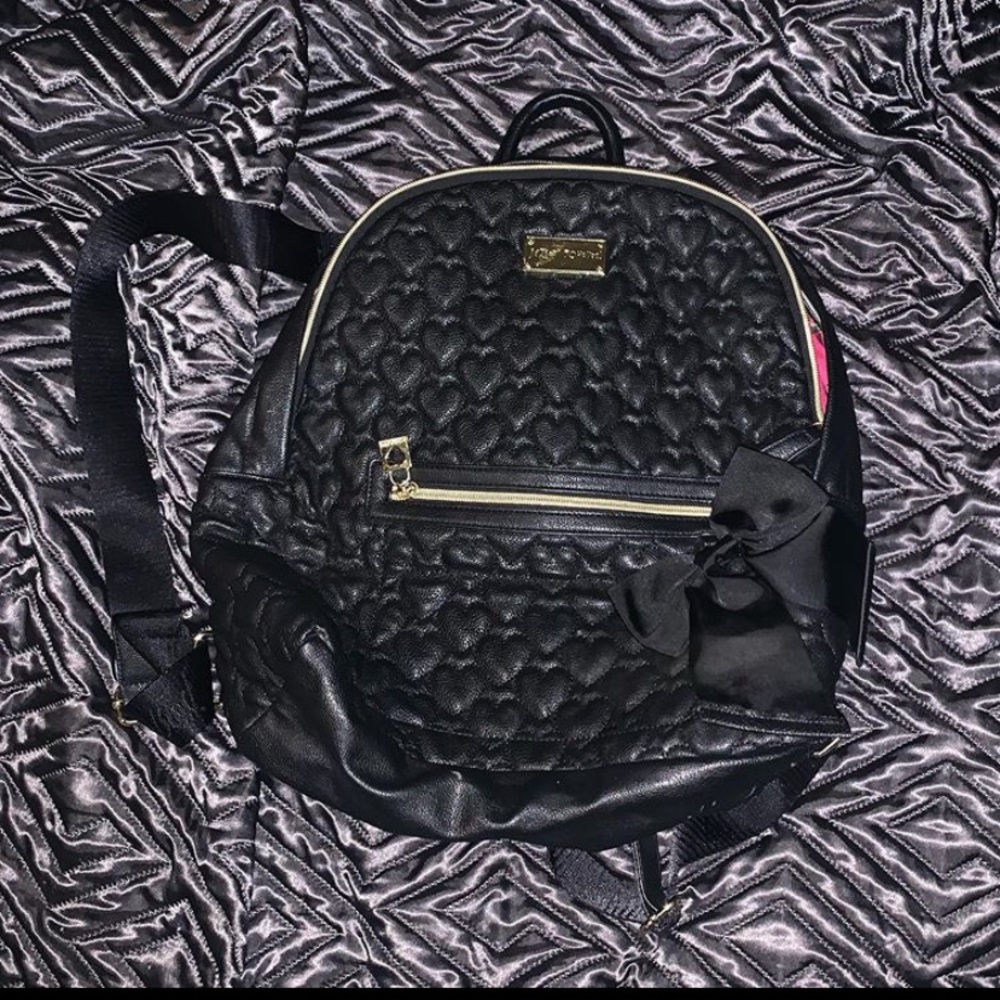 Betsey Johnson leather backpack